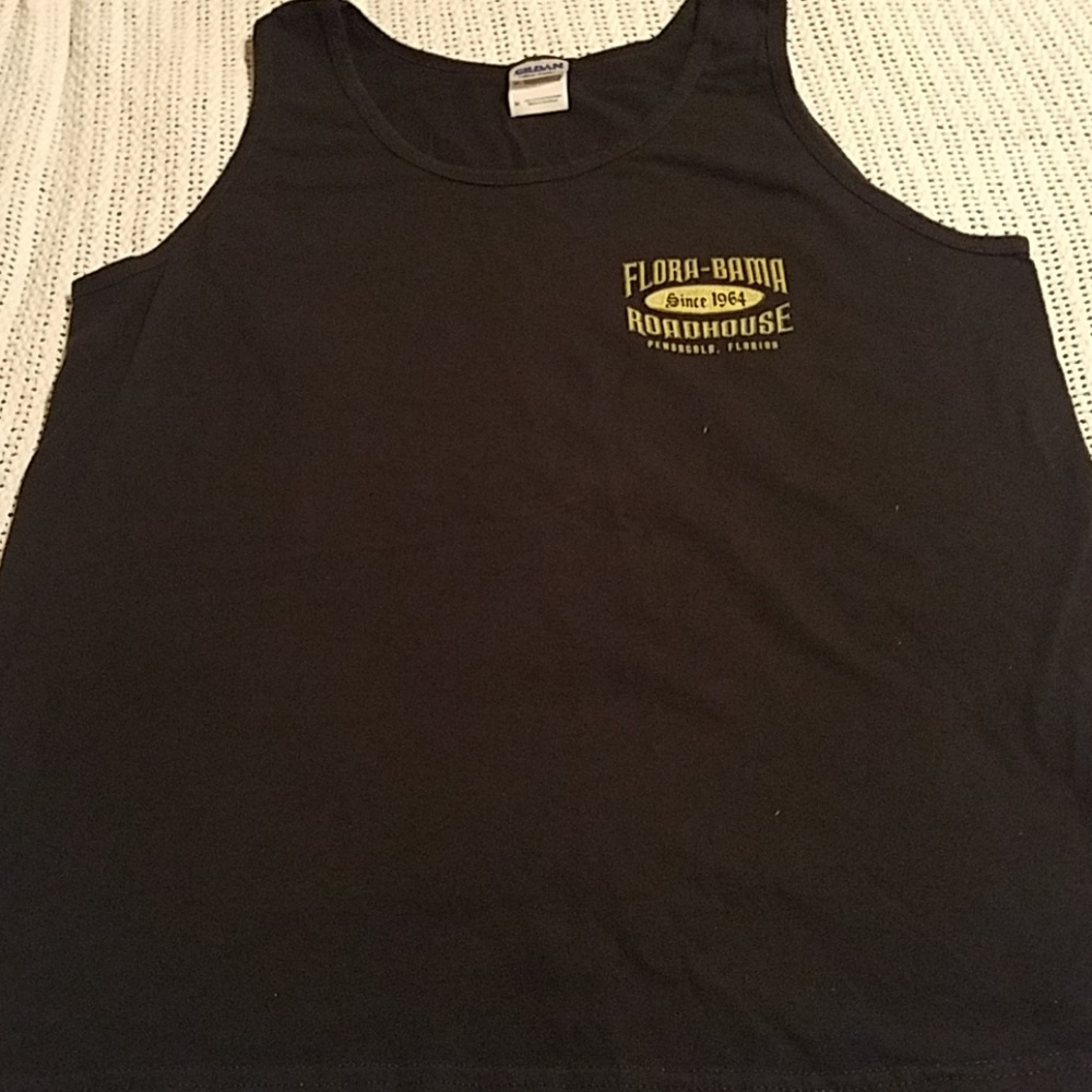 New, without tags black tank top. Flora-Bama Roadh
